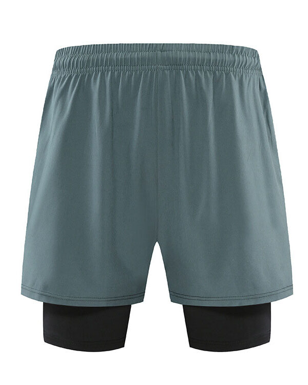 Loose Solid Color Casual Wide-Leg Cargo Shorts - vanci.co