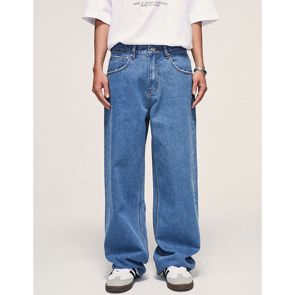 Washed Wide Leg Baggy Jeans – vanci.co